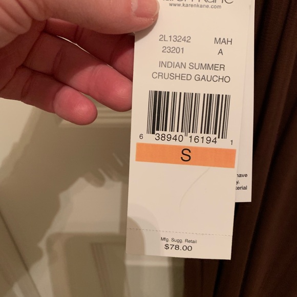 NWT Karen Kane Top and Cropped Wide Leg Pant - Picture 4 of 6